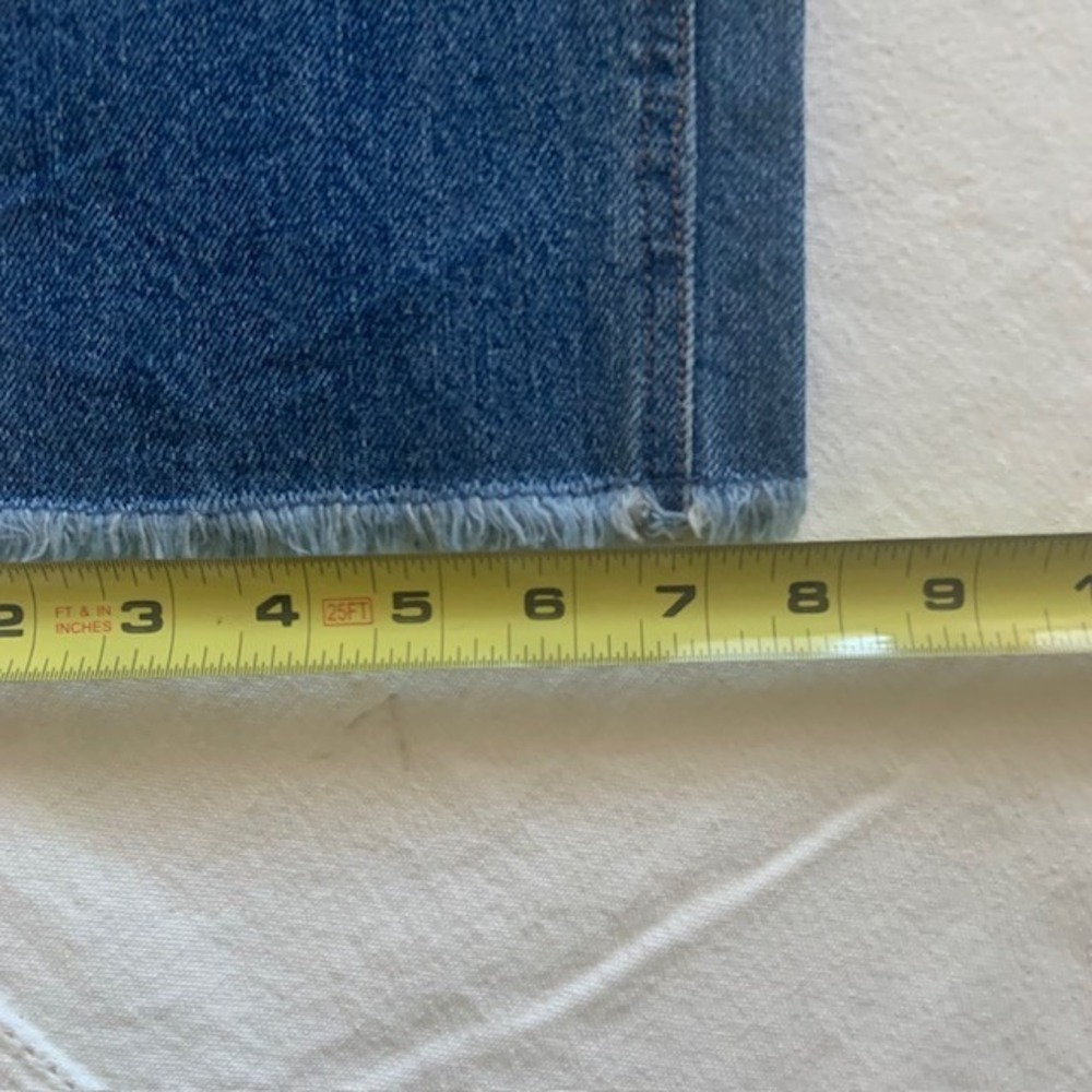 Vanilla Star NWT Super High Rise Distressed Straight Leg Jeans Size 9 Y2K 90s - Picture 6 of 9